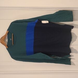 NWT GAP Everyday Colorblock Shirt XL